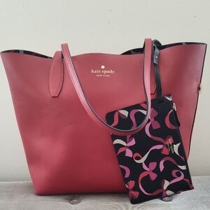 Kate Spade Black and Pink Tote Bag